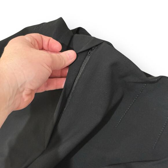 Piazza Sempione Italy Black Wool Marilyn Wide Leg Women 46 IT/US Size 10 Pants - Picture 6 of 10